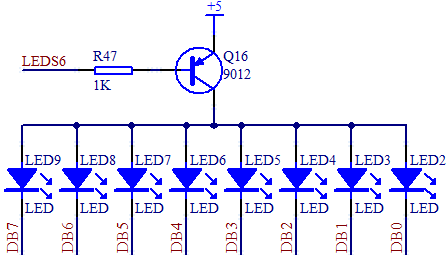 图 3-5  LED 电路