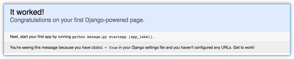 Django example