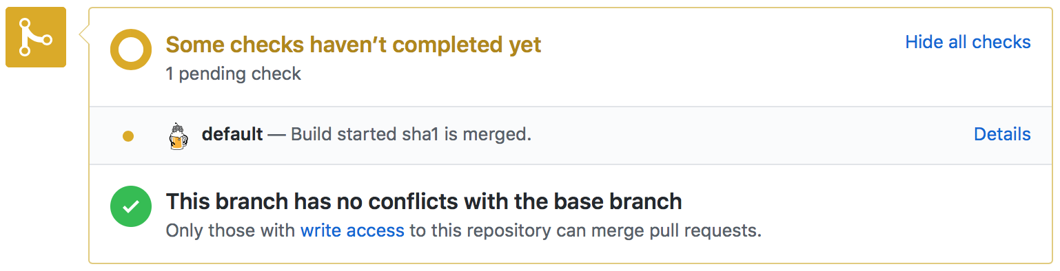 Triggered Pull Request