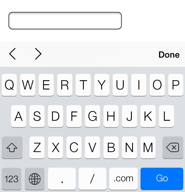 iOS7 URL Control