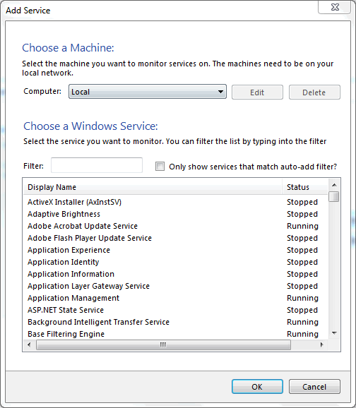 MySQL Notifier Adding new services